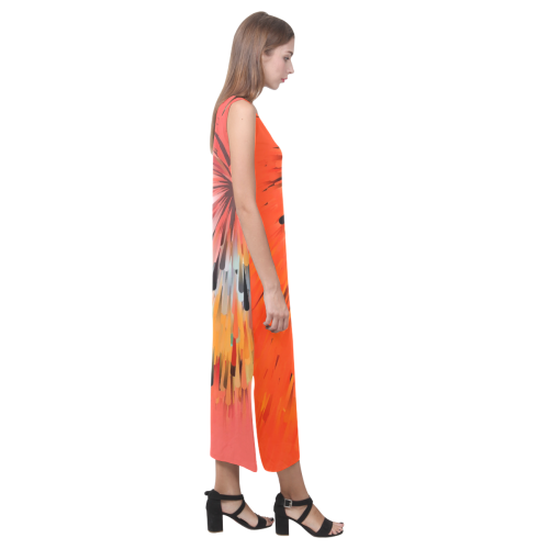 Orange Dream by Artdream Phaedra Sleeveless Open Fork Long Dress (Model D08)