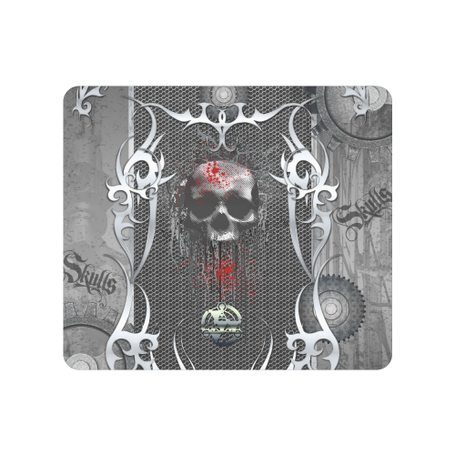 Awesome skull on metal design Men's Clutch Purse （Model 1638）