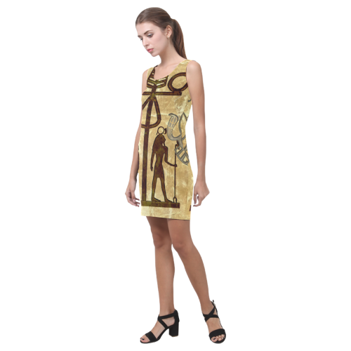 Egyptian sign Medea Vest Dress (Model D06)