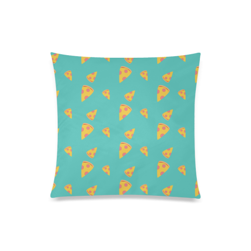 Pizza slices   - pizza and slice Custom Zippered Pillow Case 20"x20"(Twin Sides)