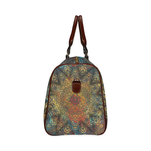 magic mandala Waterproof Travel Bag/Large (Model 1639)