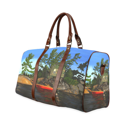Boat House Travel Bag Waterproof Travel Bag/Small (Model 1639)
