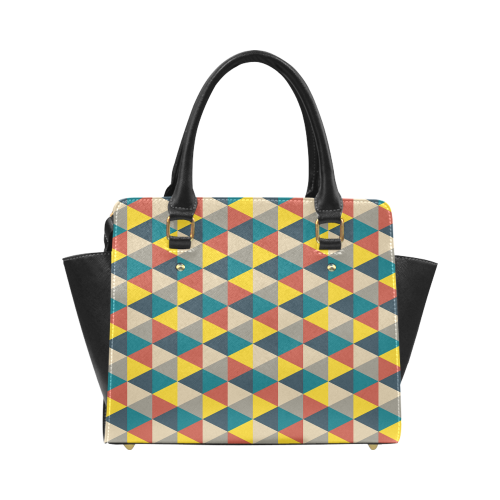 Colorful geometric   - design and vector Classic Shoulder Handbag (Model 1653)