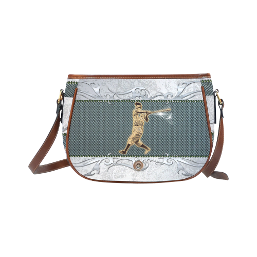 Baseball player Saddle Bag/Small (Model 1649) Full Customization