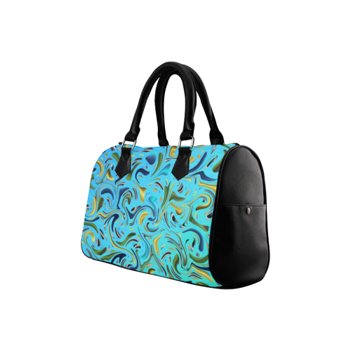 modern trendy pattern in colorful festive colors Boston Handbag (Model 1621)