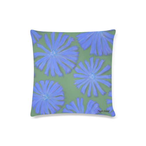 Chicory. Inspired by the Magic Island of Gotland. Custom Zippered Pillow Case 16"x16"(Twin Sides)