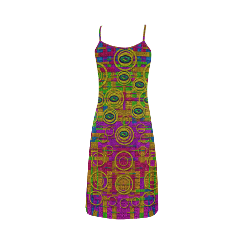 Carpe Diem in rainbows Alcestis Slip Dress (Model D05)