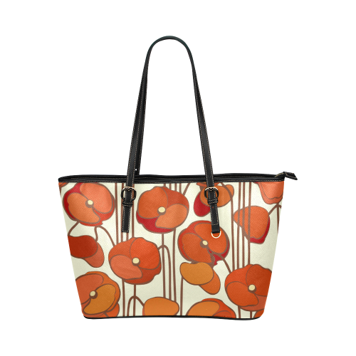 Red Poppies Cute Vintage Art Deco