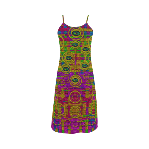 Carpe Diem in rainbows Alcestis Slip Dress (Model D05)