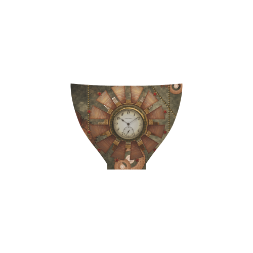 Steampunk, wonderful clocks in noble design Custom Bikini Swimsuit