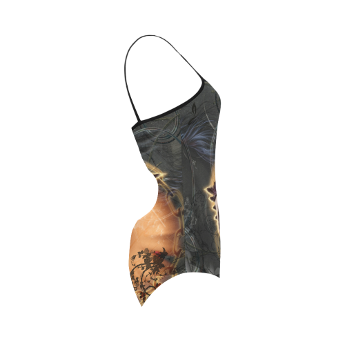 The dark pegasus Strap Swimsuit ( Model S05)