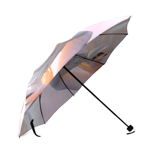 Flamingo Pink Mint Foldable Umbrella (Model U01)