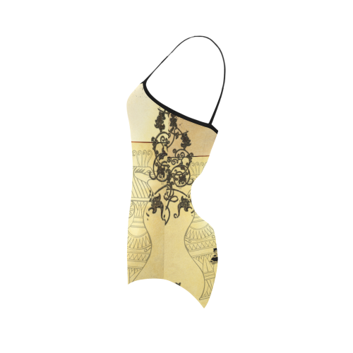 Anubis, the egypt god Strap Swimsuit ( Model S05)