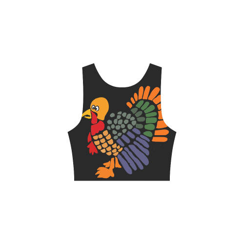 Funny Turkey Abstract Art Atalanta Sundress (Model D04)