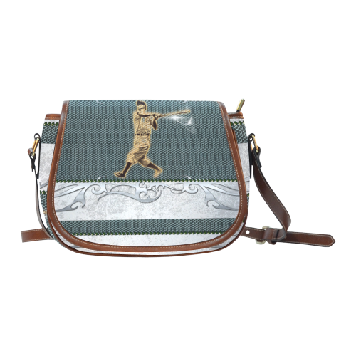 Baseball player Saddle Bag/Small (Model 1649) Full Customization