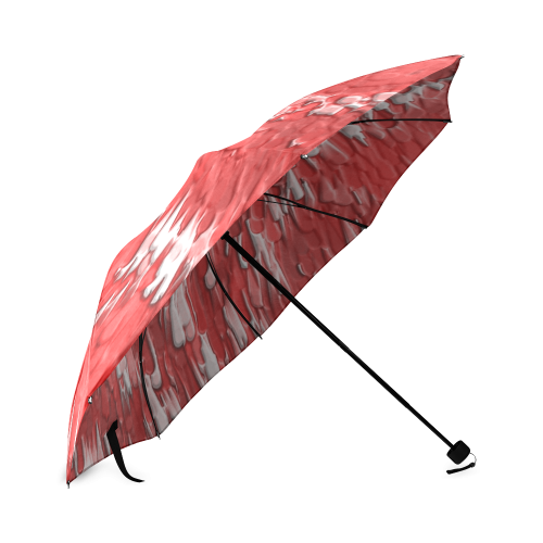 Red Fire by Artdream Foldable Umbrella (Model U01)