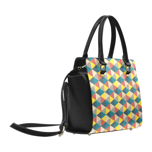 Colorful geometric   - design and vector Classic Shoulder Handbag (Model 1653)