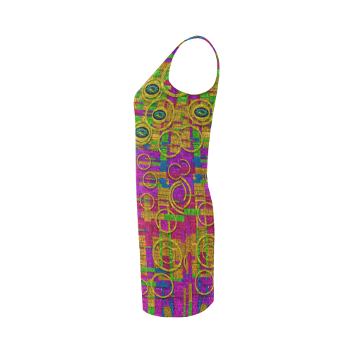 Carpe Diem in rainbows Medea Vest Dress (Model D06)