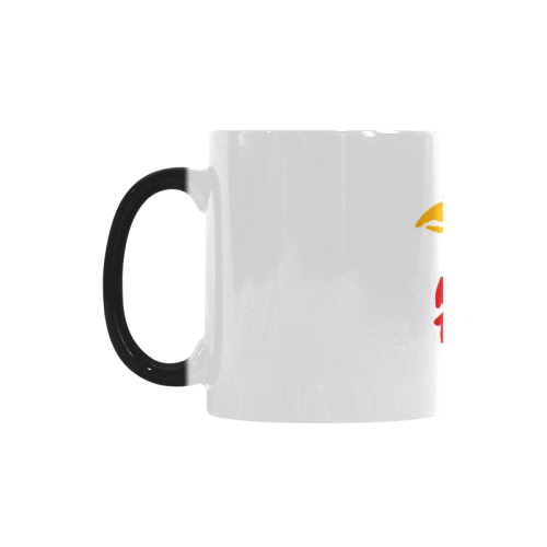 Funny Turkey Abstract Art Custom Morphing Mug