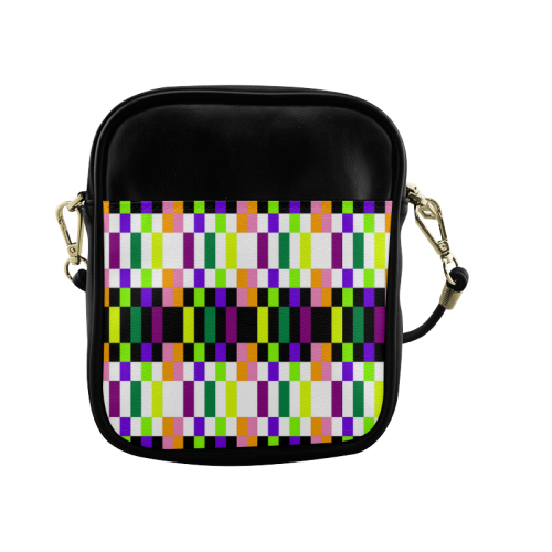 Colorful geometry Sling Bag (Model 1627)