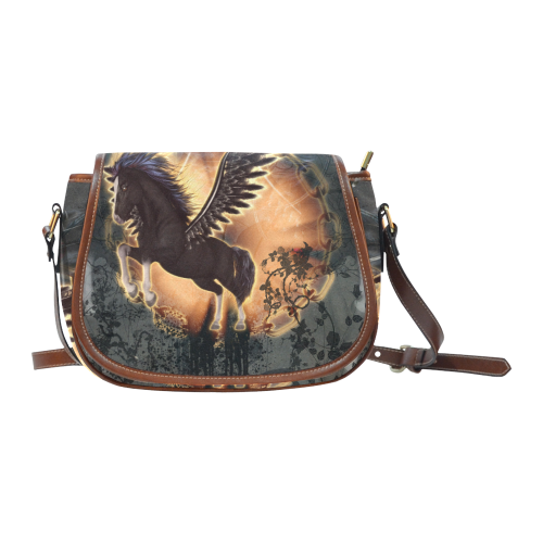 The dark pegasus Saddle Bag/Small (Model 1649) Full Customization