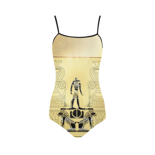 Anubis, the egypt god Strap Swimsuit ( Model S05)