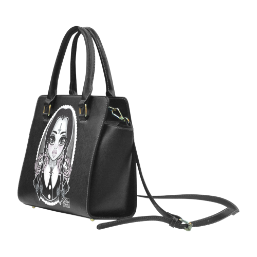 Wednesday STUDDED BAG Rivet Shoulder Handbag (Model 1645)