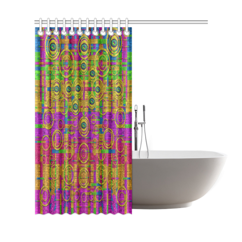 Carpe Diem in rainbows Shower Curtain 69"x72"