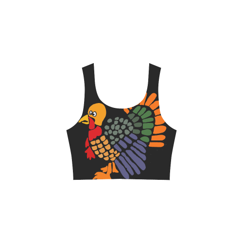 Funny Turkey Abstract Art Atalanta Sundress (Model D04)