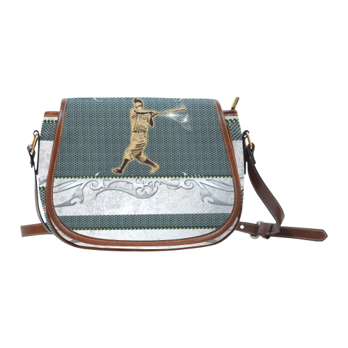 Baseball player Saddle Bag/Large (Model 1649)