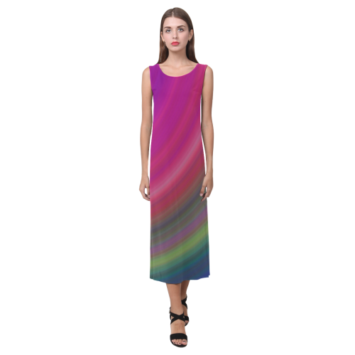 Die Kreis Bogen Phaedra Sleeveless Open Fork Long Dress (Model D08)