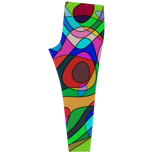 SQUIGGLY LOOPS - multicolored Cassandra Women's Leggings (Model L01)