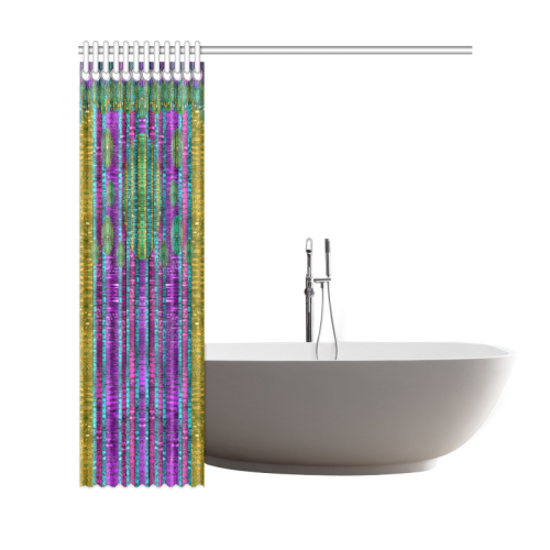 Our world filled of wonderful colors and love Shower Curtain 69"x72"