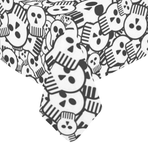 toon skulls Cotton Linen Tablecloth 60"x 84"