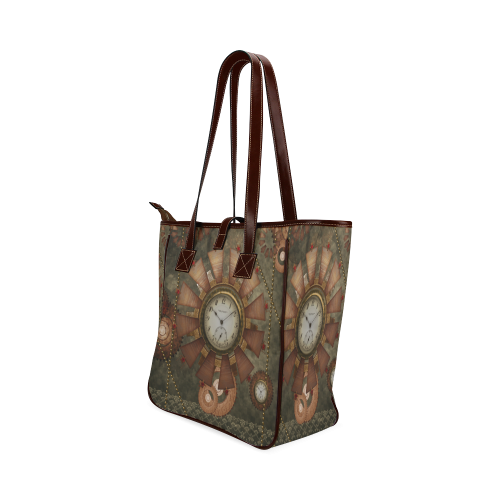 Steampunk, wonderful clocks in noble design Classic Tote Bag (Model 1644)