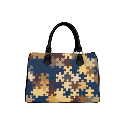 puzzle Boston Handbag (Model 1621)