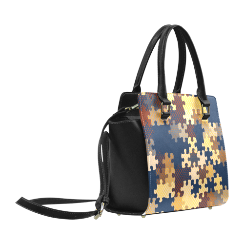 puzzle Classic Shoulder Handbag (Model 1653)