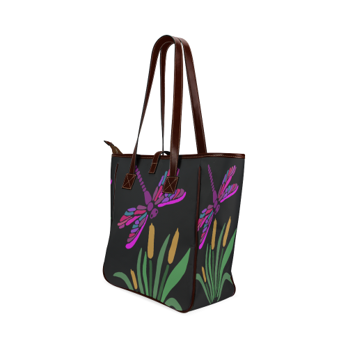 Colorful Dragonfly Abstract Art Classic Tote Bag (Model 1644)