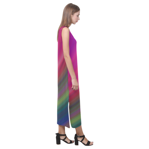 Die Kreis Bogen Phaedra Sleeveless Open Fork Long Dress (Model D08)