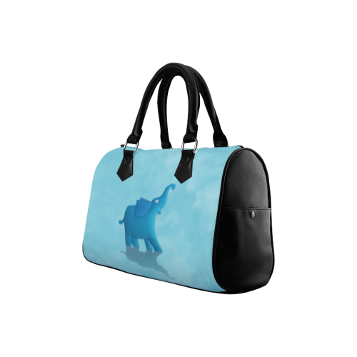 blue elephant Boston Handbag (Model 1621)