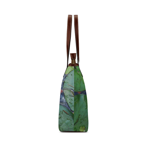 Waterlily Shoulder Tote Bag (Model 1646)