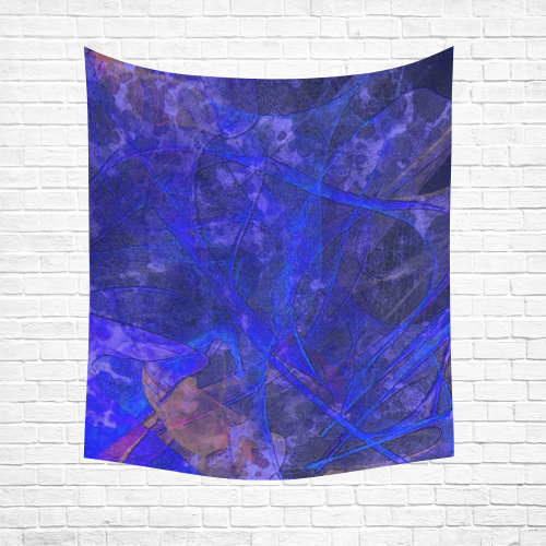 abstract art 916E Cotton Linen Wall Tapestry 51"x 60"