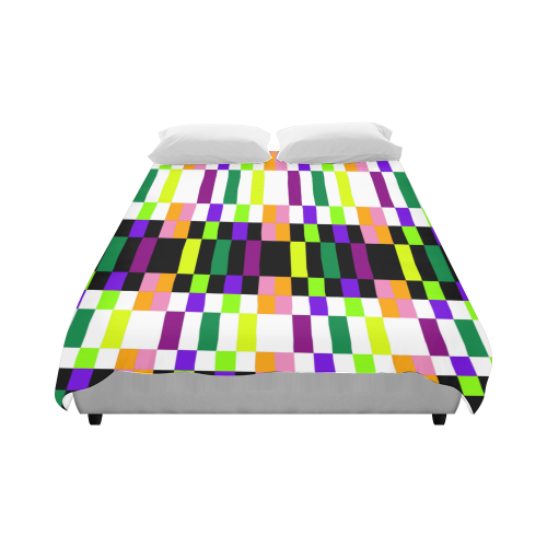 Colorful geometry Duvet Cover 86"x70" ( All-over-print)