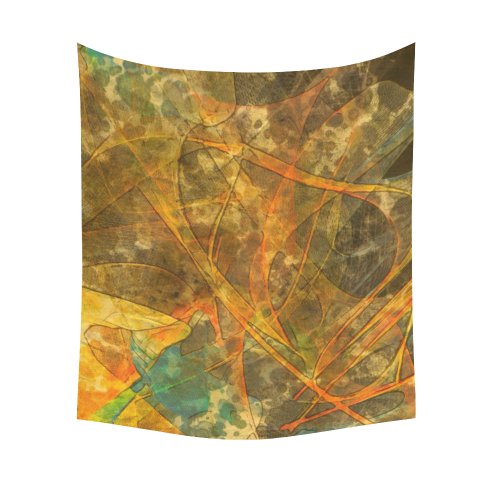 abstract art 916B Cotton Linen Wall Tapestry 51"x 60"
