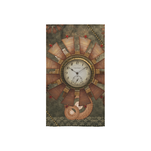 Steampunk, wonderful clocks in noble design Custom Towel 16"x28"