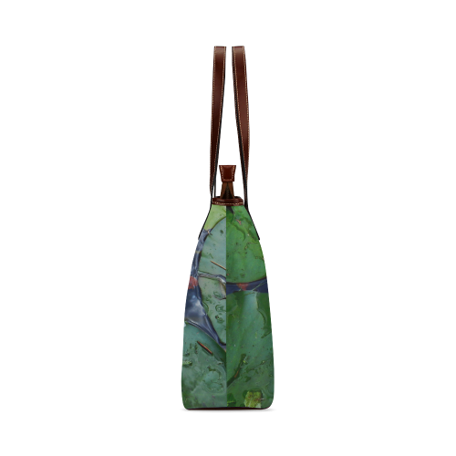 Waterlily Shoulder Tote Bag (Model 1646)