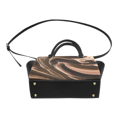 Molten Chocolate by Martina Webster Classic Shoulder Handbag (Model 1653)