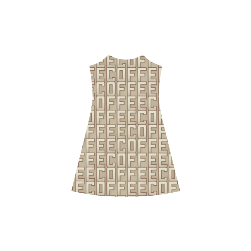 Coffee Overload Alcestis Slip Dress (Model D05)