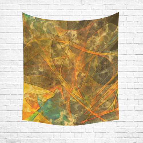 abstract art 916B Cotton Linen Wall Tapestry 51"x 60"