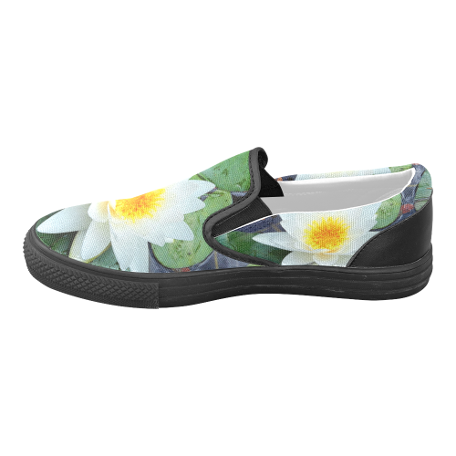 Waterlily Women's Unusual Slip-on Canvas Shoes (Model 019)